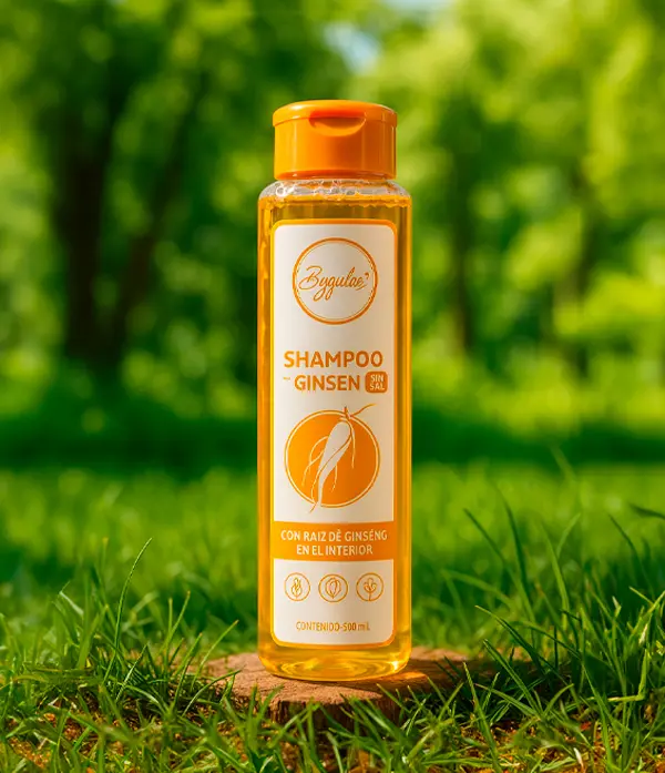 Shampoo con Ginseng Sin Sal Bugalue