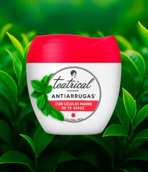 Crema Facial Teatrical Antiarrugas 100 g con Células Madre de Té Verde