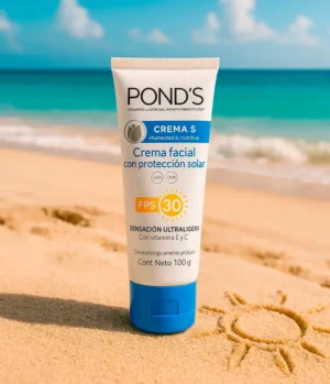 Crema Facial Humectante Nutritiva FPS 30 100 g con Vitaminas E y C