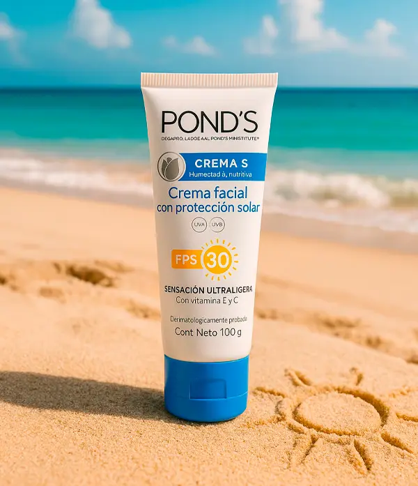 Crema Facial Humectante Nutritiva FPS 30 100 g con Vitaminas E y C