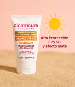 Cicatricure Crema Antienvejecimiento FPS 50 con Ácido Hialurónico 40 gr