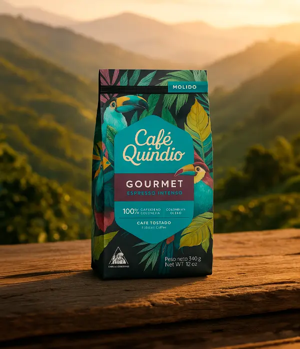Café Quindio Gourmet Espresso Intenso Grano 454gr