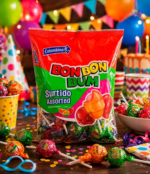 Bon Bon Bum Surtido Colombina 24 Unidades