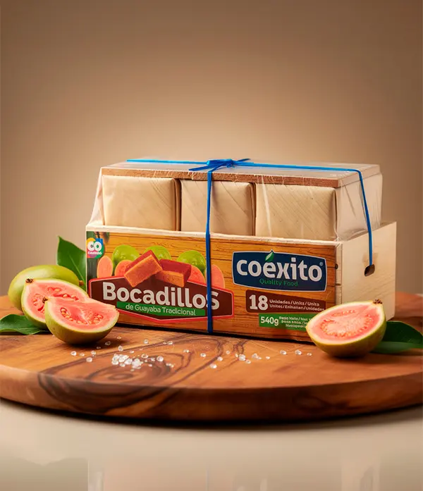 Bocadillos de Guayaba Tradicional Coéxito 18 Unidades 540 g