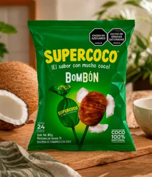 Chupeta Supercoco 24 Unidades – Dulce Colombiano Sabor Coco