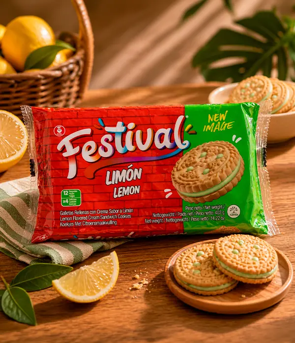 Galletas Festival Limón Noel 403 g