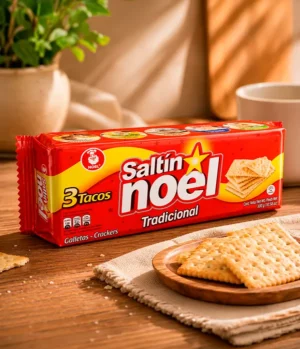 Galletas Saladas Crocantes Saltín Noel Tradicional
