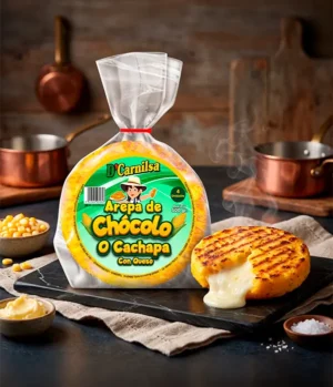 Arepa de Chócolo con Queso 500 g 4 Unidades