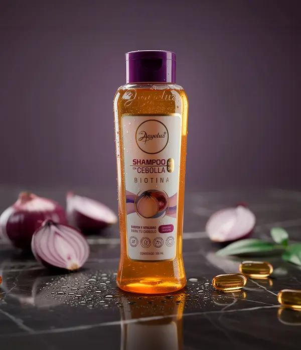 Anyeluz Shampoo con Cebolla y Biotina Sin Sal 500 ml