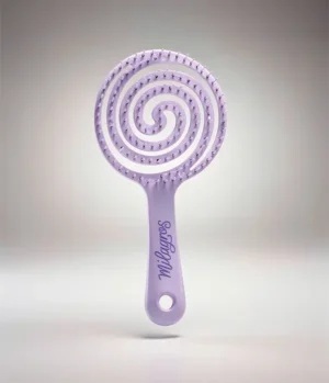 Cepillo Milagros Desenredante Espiral Morado