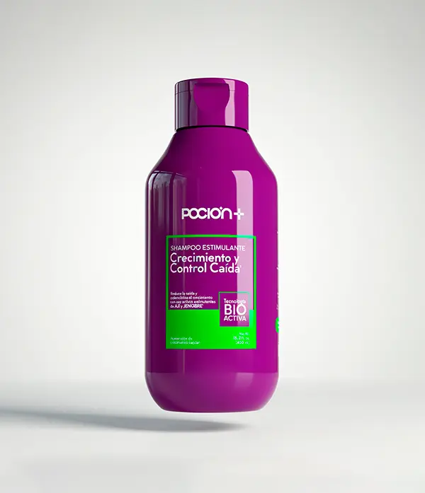 Poción+ Shampoo Estimulante Crecimiento y Control Caída 450 ml