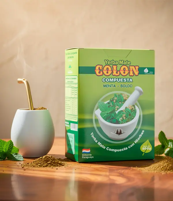Yerba Mate Colón Compuesta Menta y Boldo 500 g