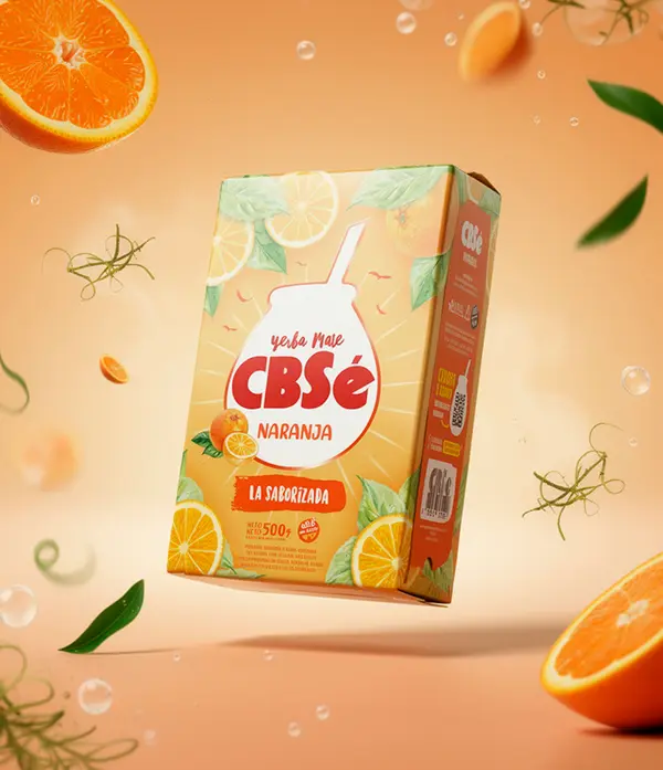 Yerba mate CBSé Naranja 500 g