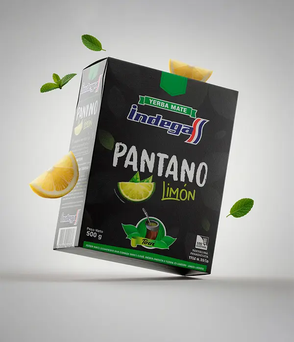 Yerba Mate Indega Pantano Limón 500 g