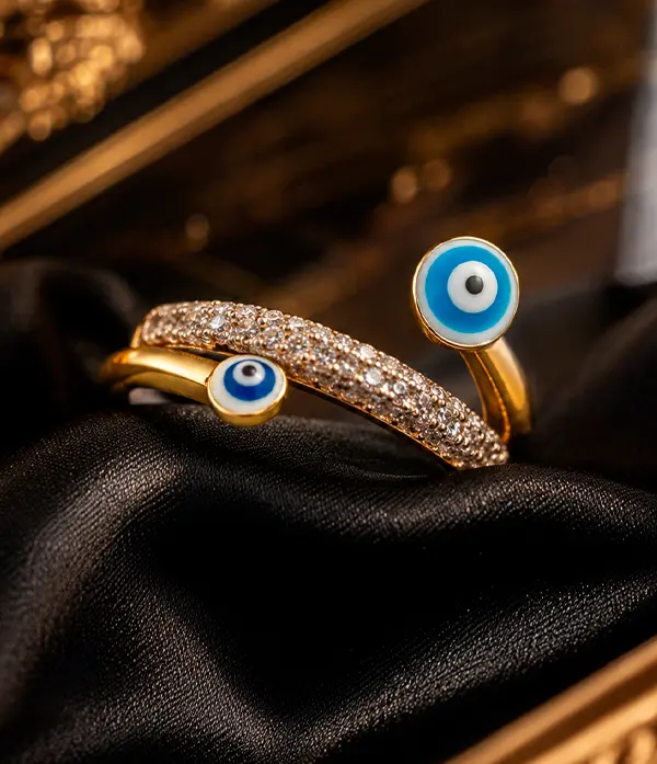 Anillo Ojo Turco Ajustable
