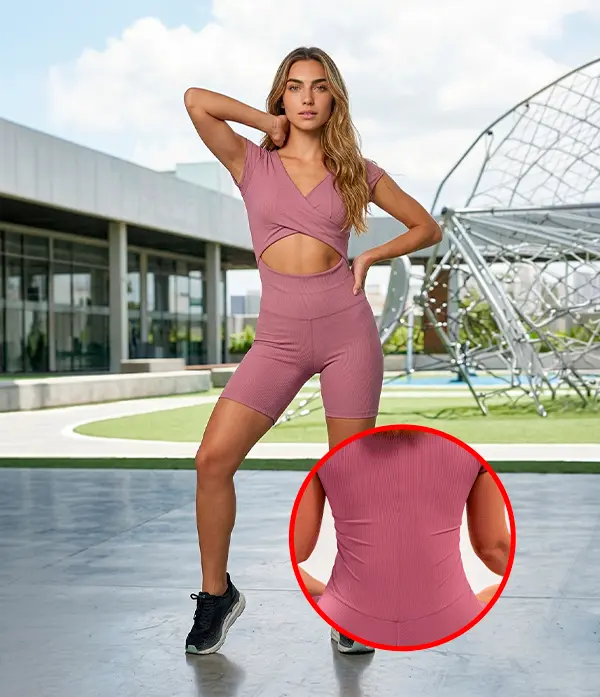 Jumpsuits Corto Vibes Abertura Frontal