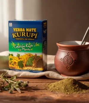 Yerba Mate Kurupí Cedrón Kapi'i y Menta 500 g